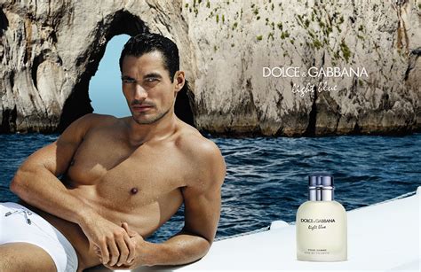 dolce gabbana light blue commercial models|david gandy model.